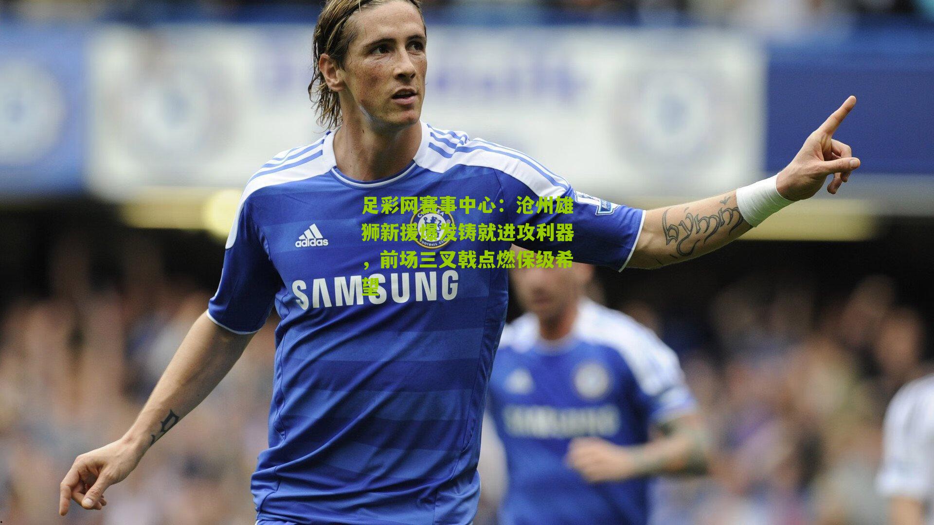 沧州雄狮新援爆发铸就进攻利器，前场三叉戟点燃保级希望